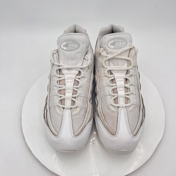Nike Air Max 95 Men Size 9.5 CT1268 100 Essential White Grey Fog Training Shoes - Picture 4 of 16